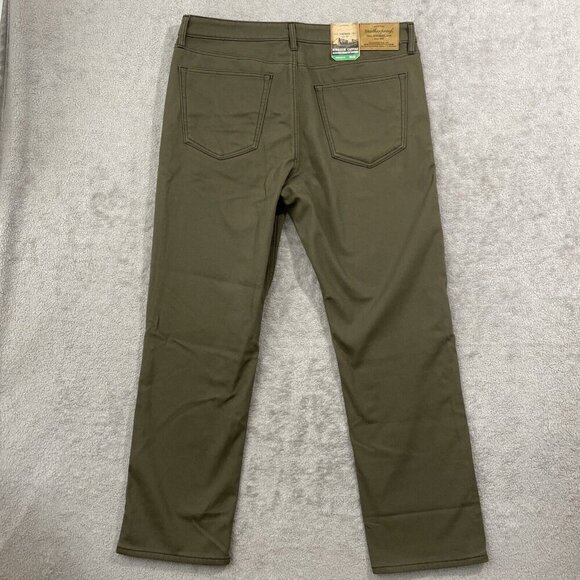 NEW Weatherproof Vintage Men's 38 Fleece Lined Canvas Pant Regular Fit Fleece - Picture 3 of 10